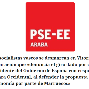 Los socialistas vascos se desmarcan en Vitoria de una declaración institucional sobre el 47º aniversario de la RASD