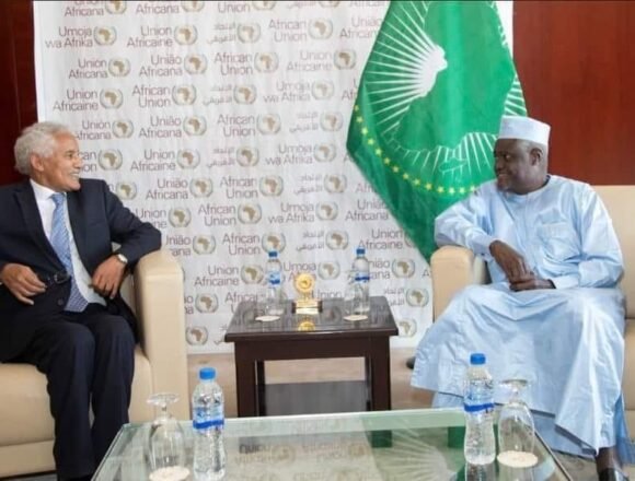 El Presidente de la CUA recibe al Ministro de Exteriores saharaui | Sahara Press Service