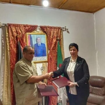 01_102 Firma de un Acuerdo Marco de cooperación entre el Ministerio de Cultura saharaui y su homólogo argelino | Sahara Press Service