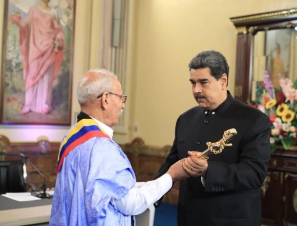 VISITA DE ESTADO A VENEZUELA. MAXIMA DISTINCIÓN DE HONOR AL PRESIDENTE BRAHIM GALI- Sahara Press Service