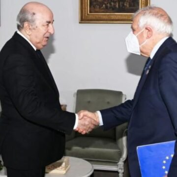 Presidente de Argelia recibe a Josep Borrell
