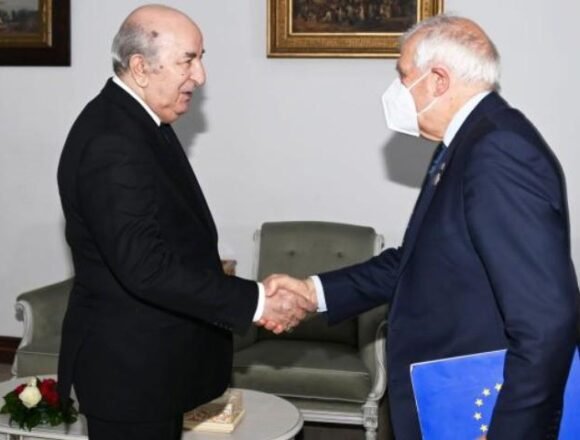 Presidente de Argelia recibe a Josep Borrell