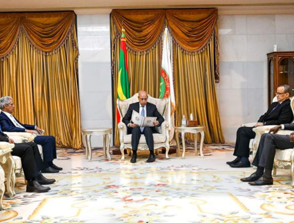 El presidente de Mauritania recibe un enviado de su homólogo saharaui Brahim Ghali