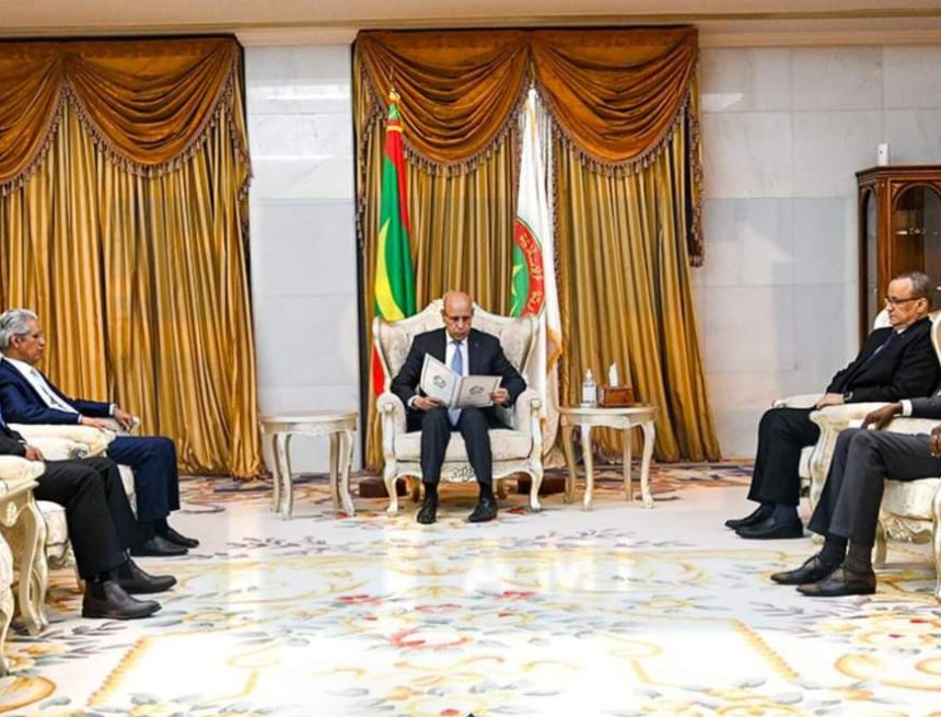 El presidente de Mauritania recibe un enviado de su homólogo saharaui Brahim Ghali