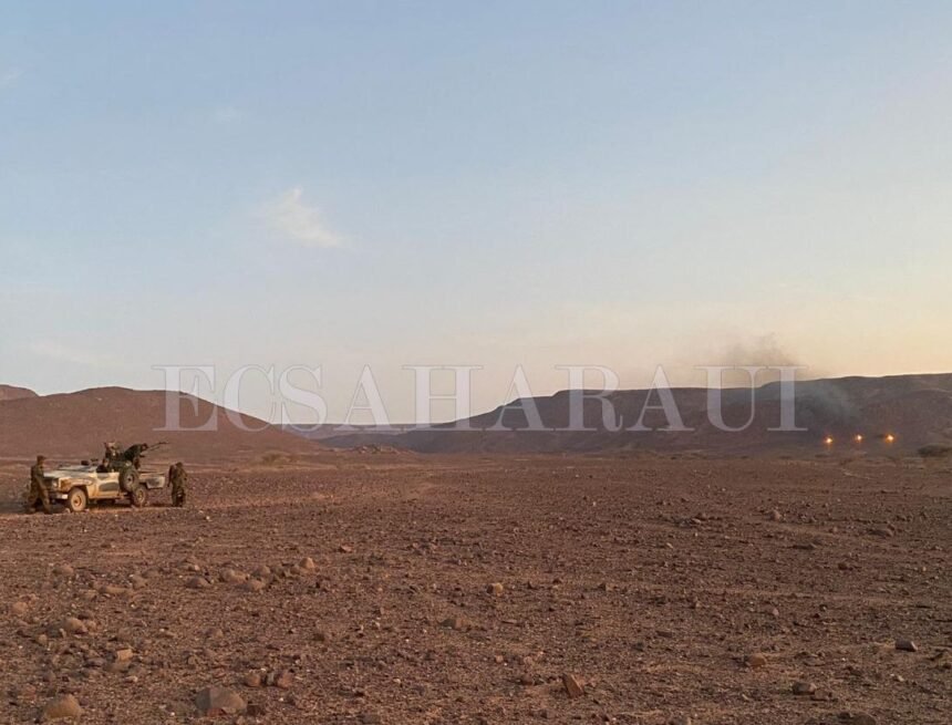 La artillería saharaui continúa bombardeando enclaves marroquíes a lo largo del muro militar que divide el Sáhara Occidental
