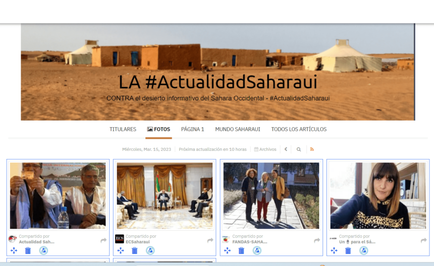 ¡LA ACTUALIDAD SAHARAUI! – 15/3/2023 – NOTICIAS del Sahara Occidental
