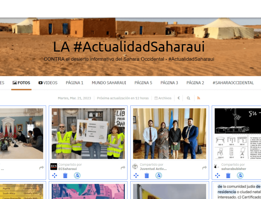 ¡LA ACTUALIDAD SAHARAUI! – 21/3/2023 – ÚLTIMAS NOTICIAS del Sahara Occidental