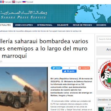 awsxcfghbnm La artillería saharaui bombardea varios enclaves enemigos a lo largo del muro militar marroquí | Sahara Press Service
