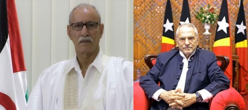 El Presidente de la República recibe una carta de felicitación de su homólogo de Timor Leste | Sahara Press Service