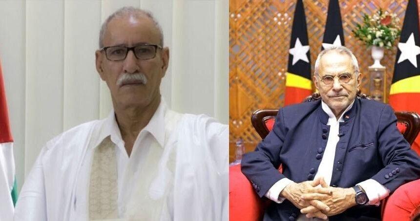 El Presidente de la República recibe una carta de felicitación de su homólogo de Timor Leste | Sahara Press Service