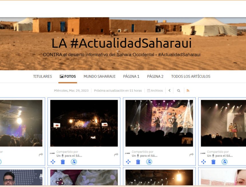 ¡LA ACTUALIDAD SAHARAUI! – 29/3/2023 – NOTICIAS del Sahara Occidental