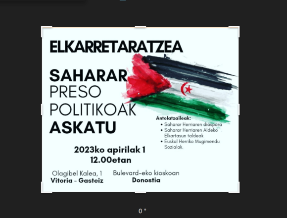 En el País Vasco denuncian  la grave situación que viven los presos políticos saharauis en las cárceles marroquíes