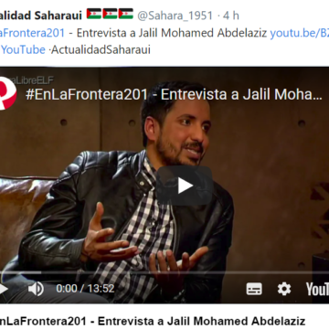 Juan Carlos Monedero entrevista ‘En la Frontera’ a Jalil Mohamed Abdelaziz, periodista saharaui – #EnLaFrontera201