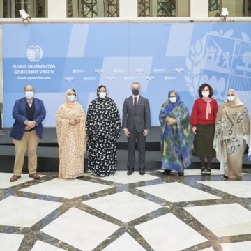 Lehendakari Iñigo Urkullu recibe a la delegación saharaui que participa en la conferencia de ciudades hermanadas | Sahara Press Service