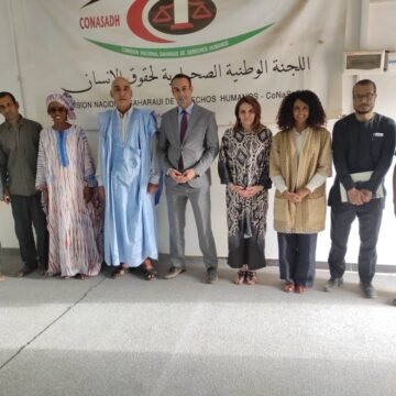 CONASADH ha recibido a la delegación del Consejo de Paz y Seguridad de la Unión Africana de visita en la RASD | Sahara Press Service