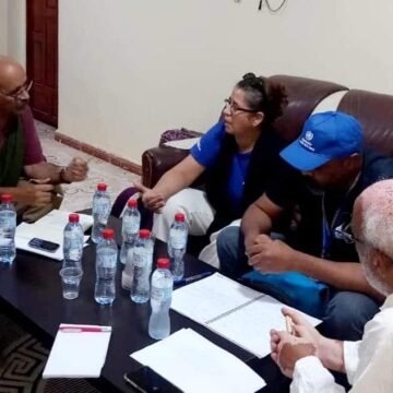 El Ministro de Salud Pública recibe a una delegación de la OMS | Sahara Press Service