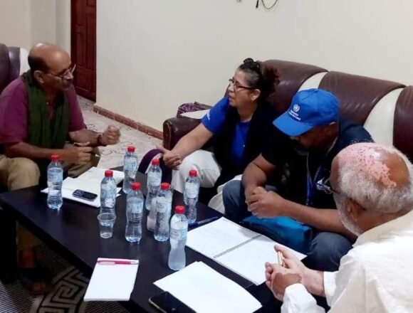 01_228 El Ministro de Salud Pública recibe a una delegación de la OMS | Sahara Press Service