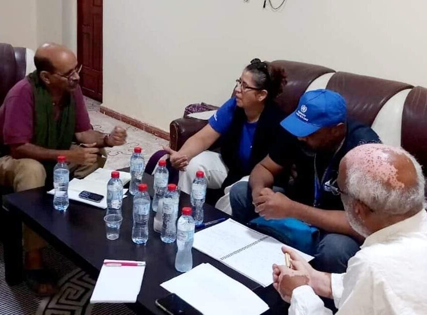 El Ministro de Salud Pública recibe a una delegación de la OMS | Sahara Press Service