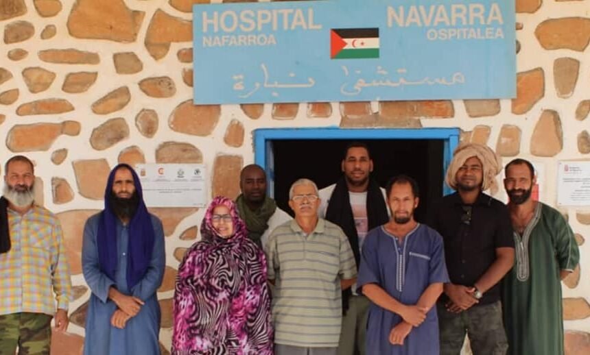 Llegada de la misión médica al Hospital de Navarra de los TERRITORIOS LIBERADOS de la RASD