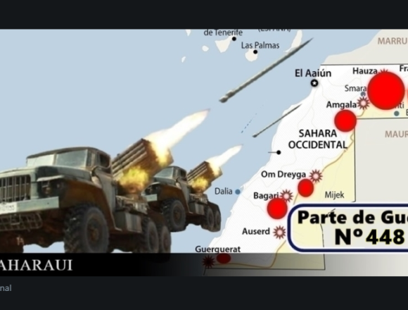 GUERRA EN EL SAHARA | Parte de Guerra Nº 448