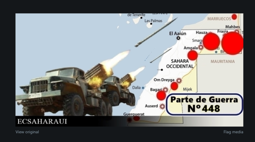 GUERRA EN EL SAHARA | Parte de Guerra Nº 448