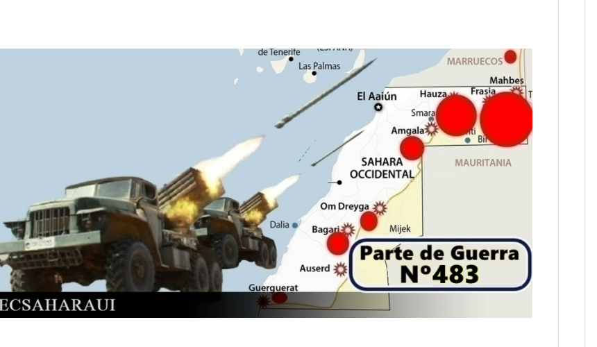 GUERRA EN EL SAHARA | Parte de Guerra Nº 483