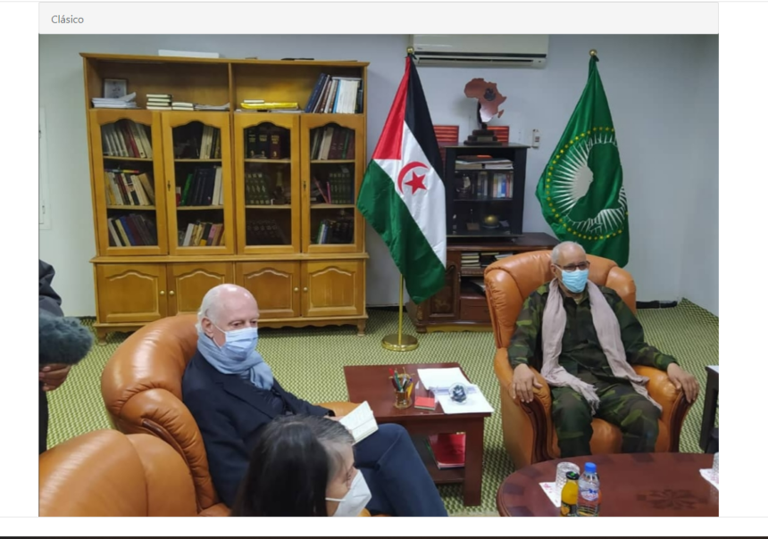 El Enviado de la ONU para el Sáhara Occidental se reúne con el presidente saharaui Brahim Ghali