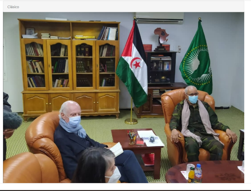 1234r5tyghjnm El Enviado de la ONU para el Sáhara Occidental se reúne con el presidente saharaui Brahim Ghali