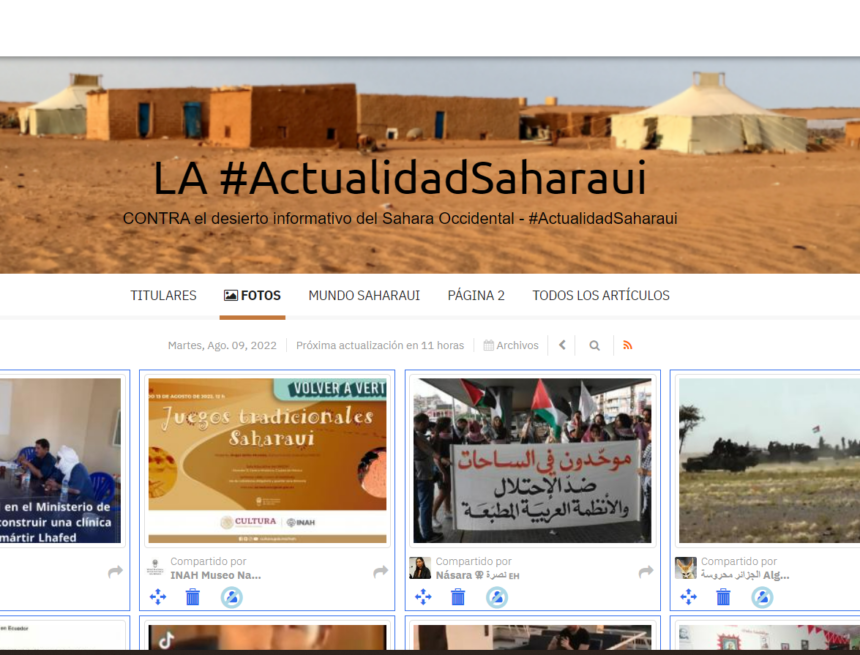 ¡LA ACTUALIDAD SAHARAUI! Las noticias del 9 de agosto de 2022