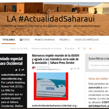 ¡SAHARA OCCIDENTAL! BOLETÍN de últimas noticias del 4 de julio de 2022