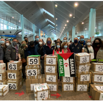 Fernández-Tapias despide a la expedición solidaria que parte de Peinador a los campamentos de refugiados saharauis en Tinduf – Xunta de Galicia