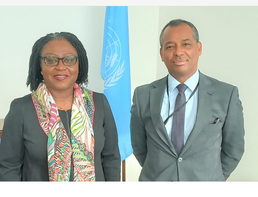 Sidi Omar traslada la posición saharaui a la Secretaria General Adjunta para África en la ONU tras una reunión en la sede de Nueva York