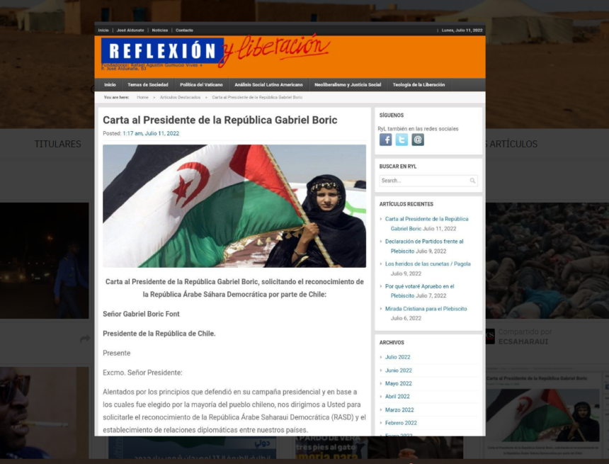 ¡LA ACTUALIDAD SAHARAUI! Las noticias del 11 de julio de 2022