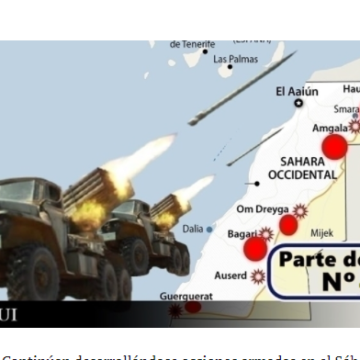 GUERRA EN EL SAHARA | Parte de Guerra N 450