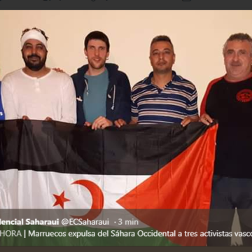 Marruecos expulsa del Sáhara Occidental a tres activistas navarros