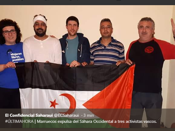 Marruecos expulsa del Sáhara Occidental a tres activistas navarros