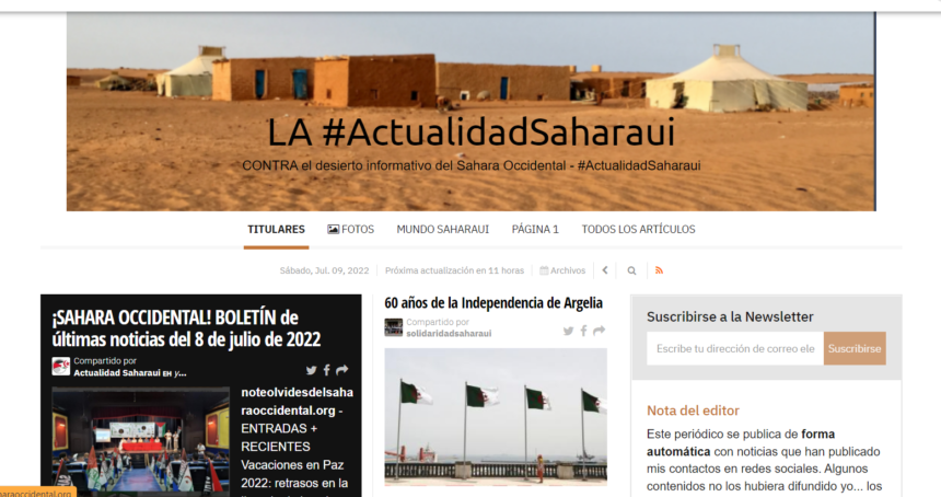 ¡LA ACTUALIDAD SAHARAUI! Las noticias del 9 de julio de 2022