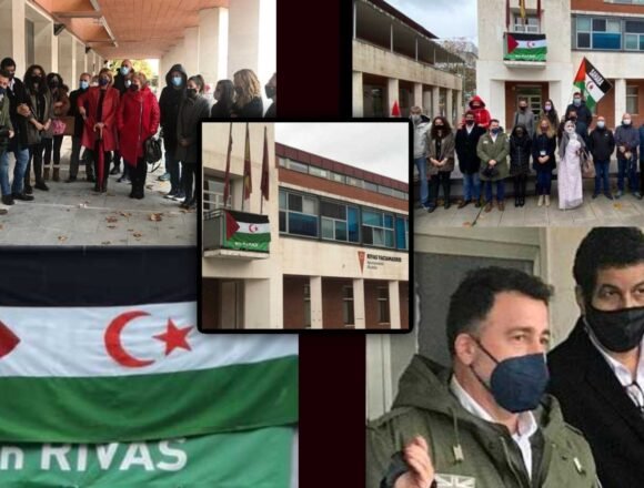 El Ayuntamiento de Rivas Vaciamadrid ha expresado su apoyo al pueblo saharaui, colgando su bandera en el balcón del Ayuntamiento ??