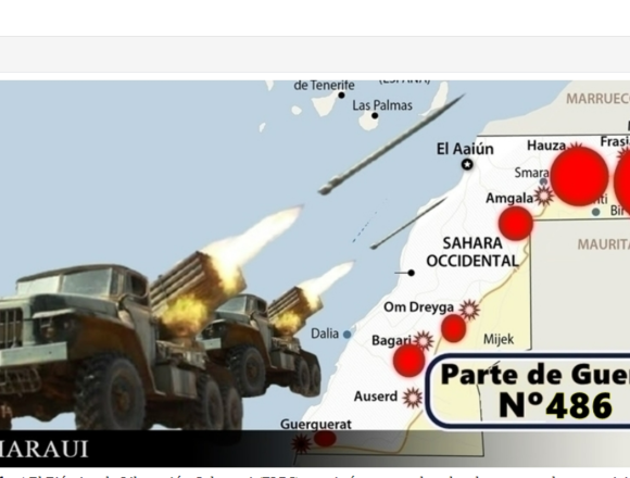 Parte de Guerra Nº 486. Guerra del Sáhara Occidental.