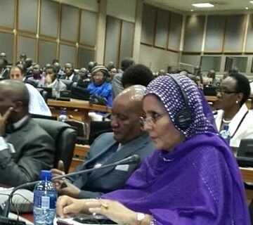 14_6 Parlamentaria saharaui expone la situación de los refugiados saharauis ante el Parlamento Panafricano | Sahara Press Service