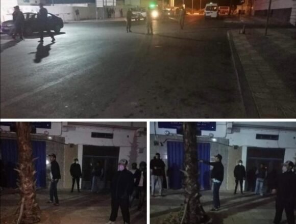 Saharauis protestan en El Aaiún OCUPADO por la llegada de colonos marroquíes infectados por la Covid-19