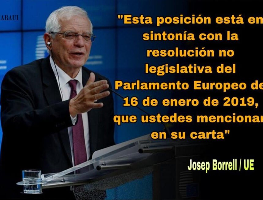 1590530692441108-0 Borrell: ‘UE apoya los esfuerzos de la ONU en el Sáhara Occidental para una solución que garantice el derecho de su pueblo a la libre determinación»