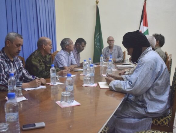 Brahim Gali preside una reunión ordinaria del Buró permanente del Frente Polisario