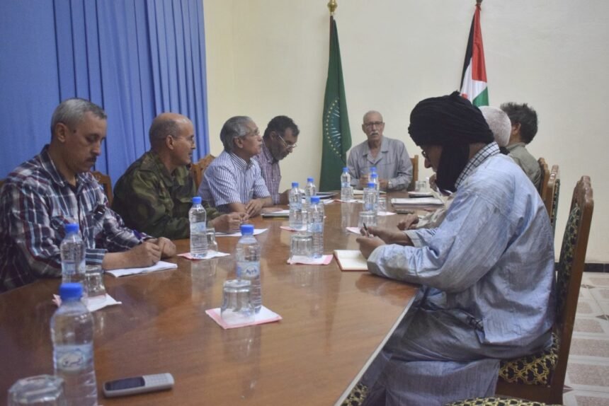 Brahim Gali preside una reunión ordinaria del Buró permanente del Frente Polisario