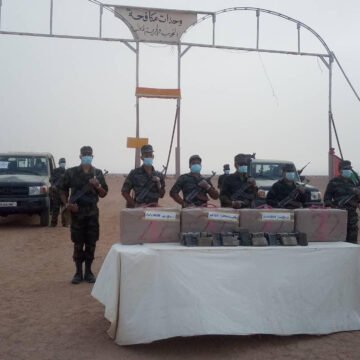 Una unidad especial del ejército saharaui intercepta un cargamento de droga procedente del muro marroquí