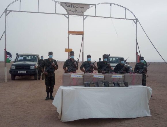 Una unidad especial del ejército saharaui intercepta un cargamento de droga procedente del muro marroquí