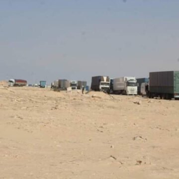 El ejército marroquí aconseja a los camiones que se retiren lejos de El Guerguerat