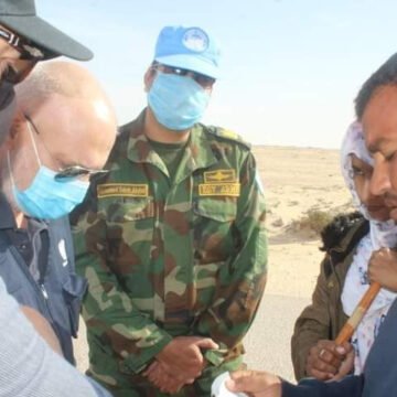 Los manifestantes saharauis denuncian que la MINURSO ejerce maniobras de presión contra ellos en El Guerguerat