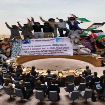 Los manifestantes acampados en la brecha ilegal en El Guerguerat critican la resolución 2548 de CSNU sobre el Sáhara Occidental