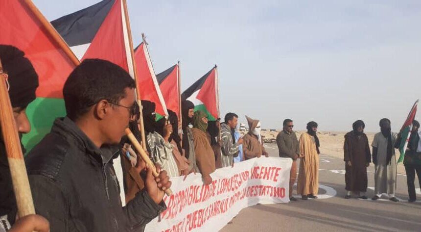 El Movimiento Solidario Español respalda a los manifestantes saharauis de El Guerguerat